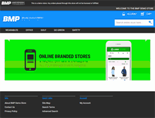 Tablet Screenshot of bmpstores.com